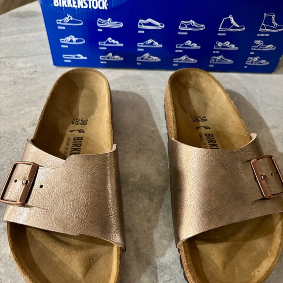 NEW BIRKENSTOCK CATALINA BS GRACEFUL TAUPE SIZE 38 - Picture 5 of 7